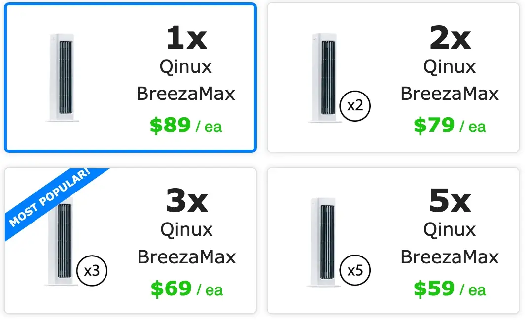 Breezamax Pricing — 50% Off Special Offer, Free Shipping Included